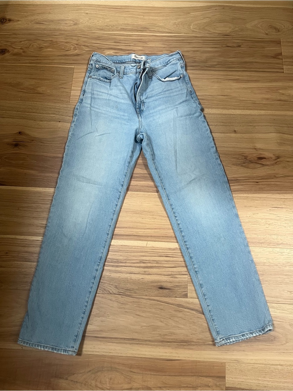 Madewell Light Blue Straight-Leg Jeans